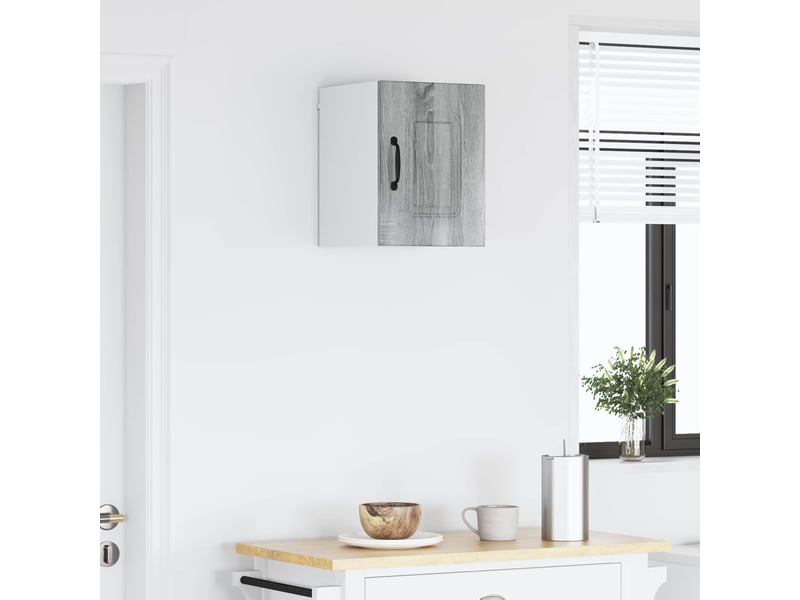  Meuble mural de cuisine | armoire de cuisine gris sonoma 30x31x40cm  - Conforama D
