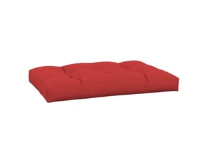 Coussin de palette, coussin de chaise, coussin de canapé rouge 120x80x12 cm tissu cf55437