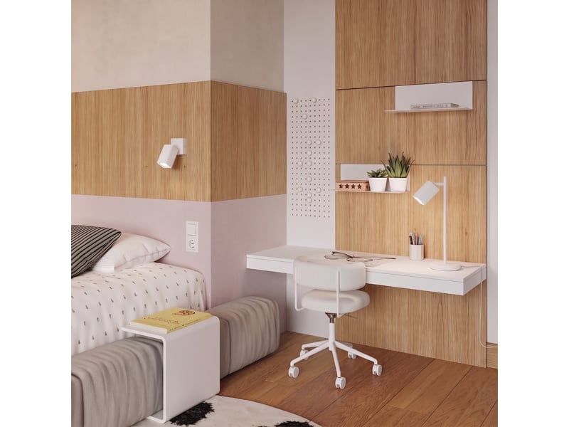  Plafonnier rayo 3p blanc aluminium moderne 18x20x20cm SL.3138 - Conforama C