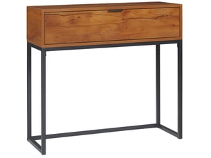 Table basse rectangulaire coloris naturel   - 30 cmx80 cm