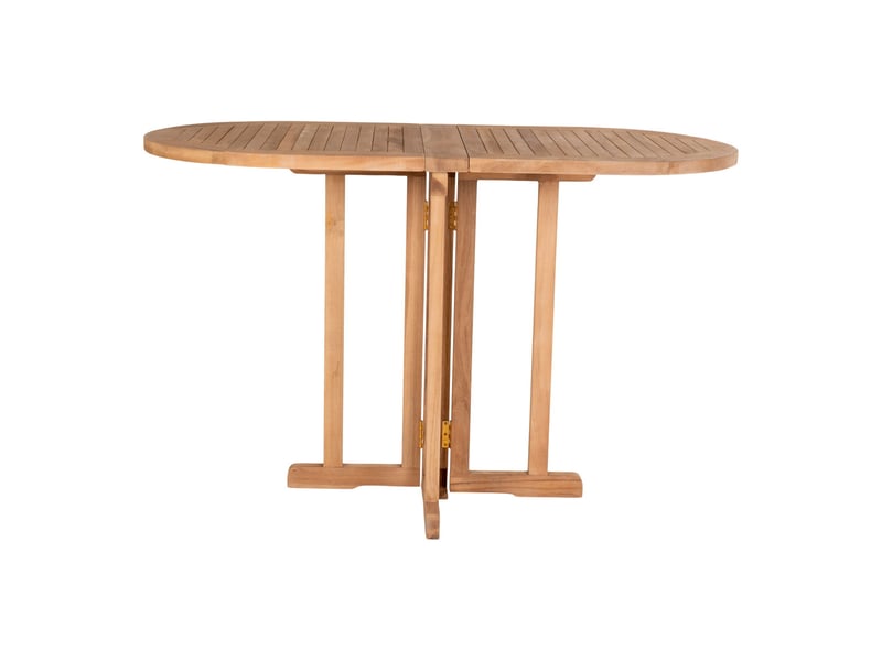 Table d'extérieur huelva en teck naturel 120x60x75 cm - Conforama A