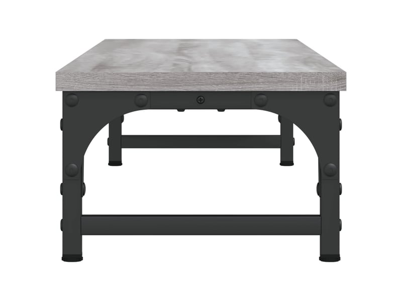  Support de moniteur table meuble bureau sonoma 85 x 23 x 15,5 cm bois d'ingénierie gris 02_0045001  - Conforama C
