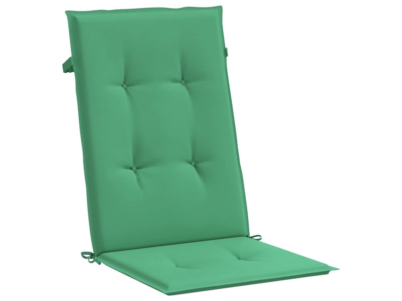  Lot de 2 coussins de chaise de jardin à dossier haut vert tissu cf32957  - Conforama E