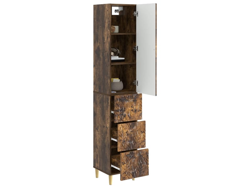 Ensemble de meubles 2 pcs, rangement de salon 33 x 34,5 x 90 cm bois d'ingénierie shl4852 - Conforama C