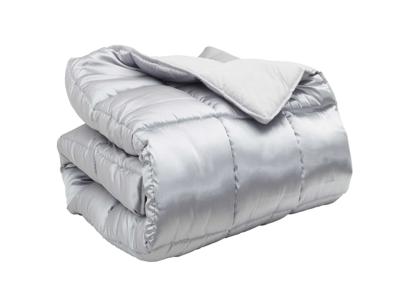  Duvet d'hiver - couette 135 x 200 cm 450 gm² argenté  - Conforama A