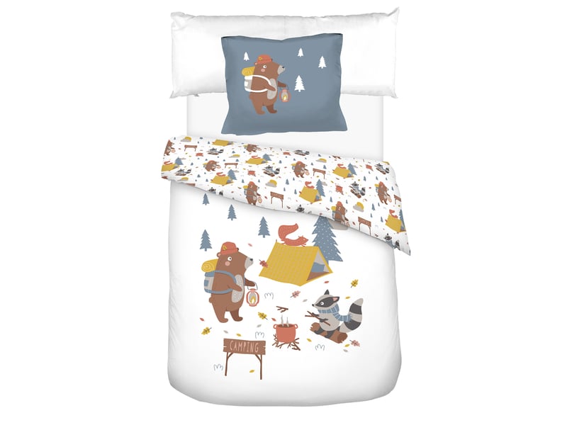 Parure de lit Housse + 1 taie 140x200 cm FOREST - Conforama A