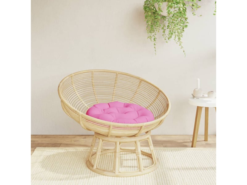  Coussin rond, coussin d'assise rose ø 60 x11 cm tissu oxford cf56627  - Conforama B