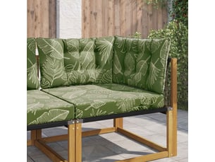 Coussin de canapé d'extérieur, coussin de chaise polyester modèle feuille cf54107