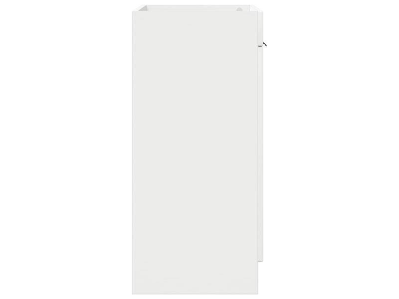  Armoire sous évier de salle de bain, meuble de rangement blanc 56x37.5x81 cm shl1184  - Conforama E