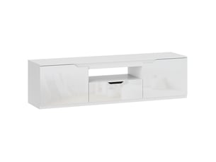 Meuble tv coloris blanc 160 cm ULEVR  