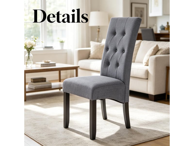  Chaise repas dossier haut usage polyvalent  - Conforama D