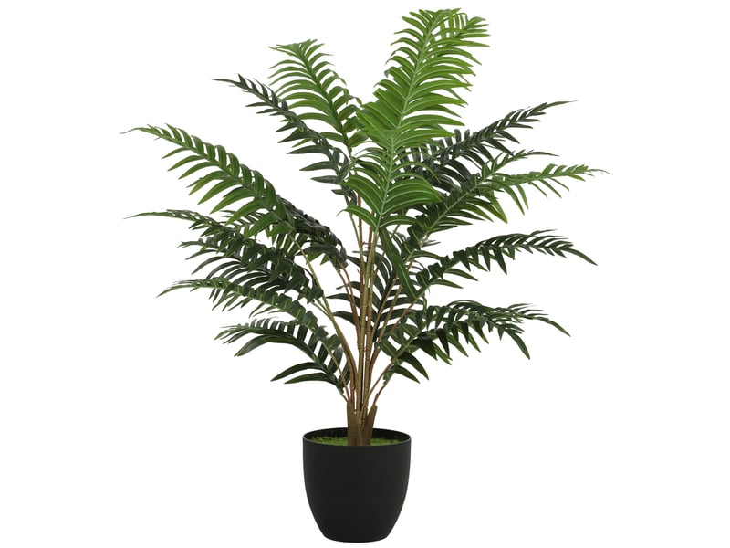  Plante artificielle intérieure 90 cm fougère arbre artificiel en pot avec branches flexibles, intérieure et extérieure  - Conforama A