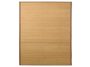 Tapis intérieur | tapis de sol | tapis en bambou 160x230 cm marron