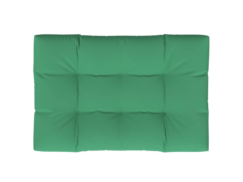  Coussin de palette, coussin de chaise, coussin de canapé vert 120x80x12 cm tissu cf55488  - Conforama A