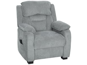 Fauteuil relax électrique   Velours gris