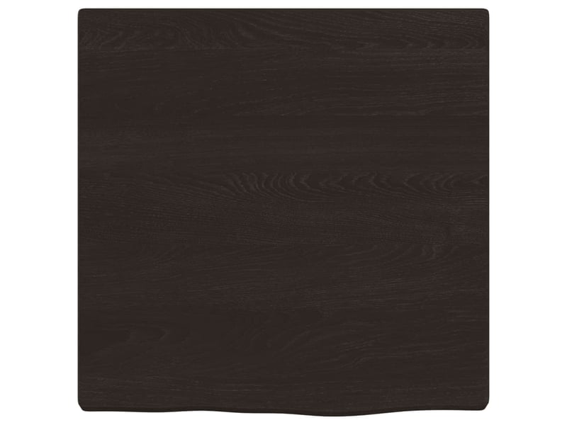 Comptoir de salle de bain, plan de travail marron foncé bois massif traité cf65854 - Conforama D