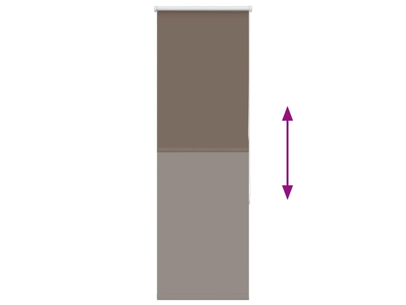  Store enrouleur occultant, store à rouleau café 60x175cm largeur du tissu 55,7cm cf45724  - Conforama E