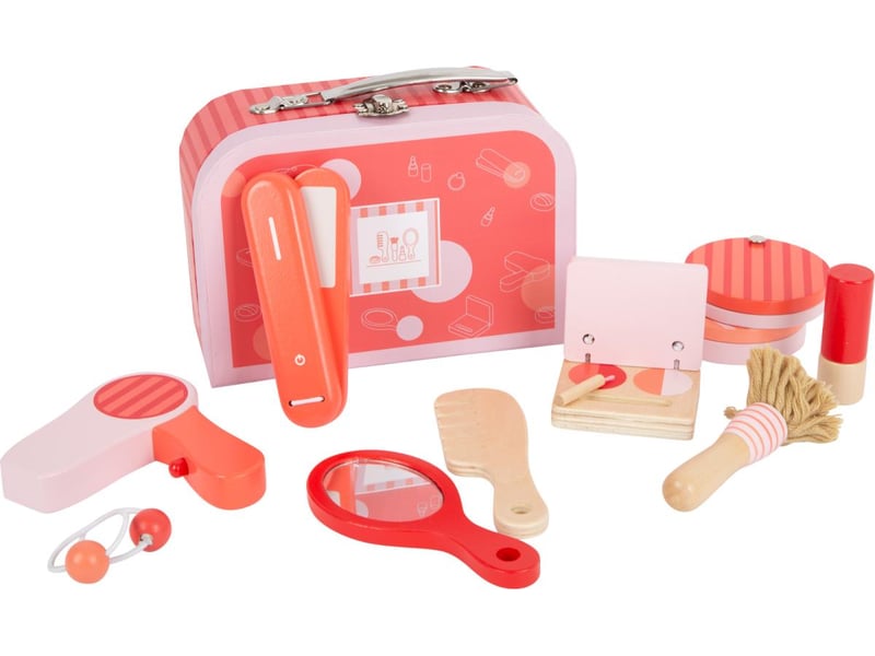  Coffret de maquillage et de coiffure retro en bois 11776 - Conforama B
