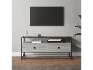 Meuble tv coloris gris 100 cm <strong></strong>  <strong></strong>