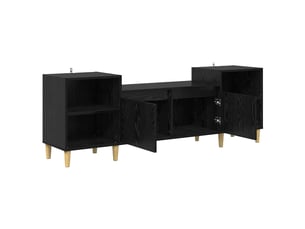 Meuble tv coloris noir 160 cm   