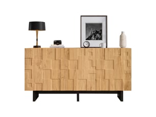 Buffet 3 porte(s) OMNIGLINT TRADING LTD - 140 cm coloris naturel