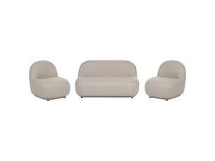 Canapé droit fixe <strong></strong> <strong></strong> 4 places Tissu beige avec coffre de rangement