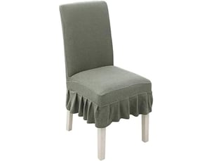 Housse de chaise 1 pièce pour protéger les chaises ; élastique, amovible et lavable, multicolore