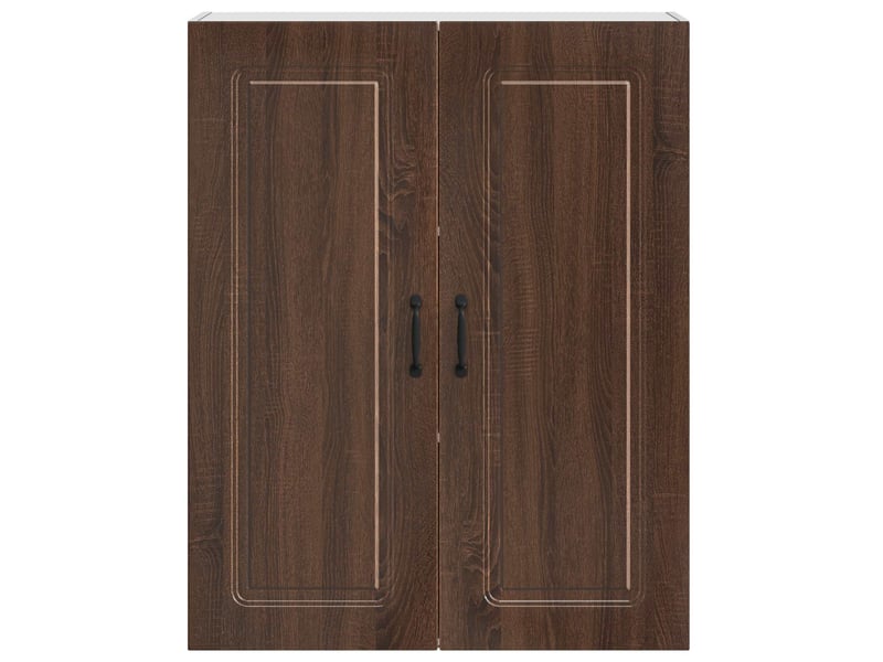  Meuble mural de cuisine | armoire de cuisine chêne brun 80x31x100cm shl650  - Conforama D