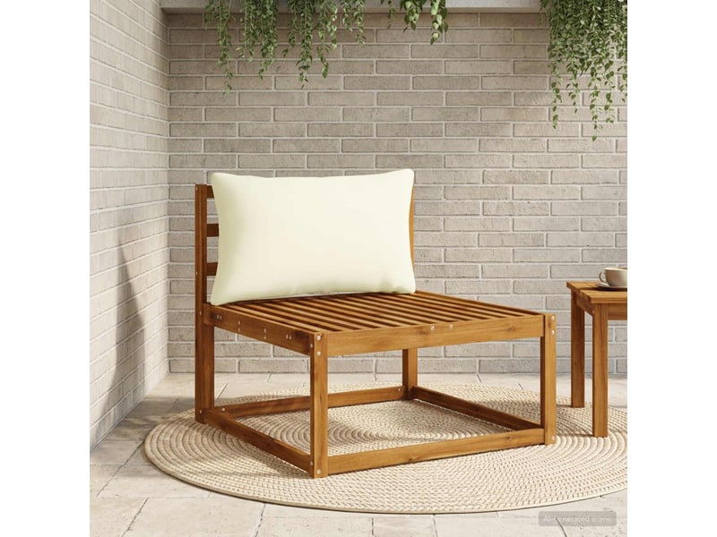 Coussin de dos, coussin de dossier 1 pièce putten 100 % polyester crème cf54378 - Conforama B