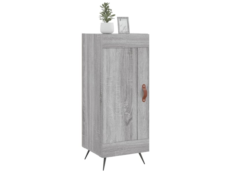  Buffet - bahut - meuble de rangement sonoma gris 34,5x34x90 cm bois d'ingénierie  - Conforama C