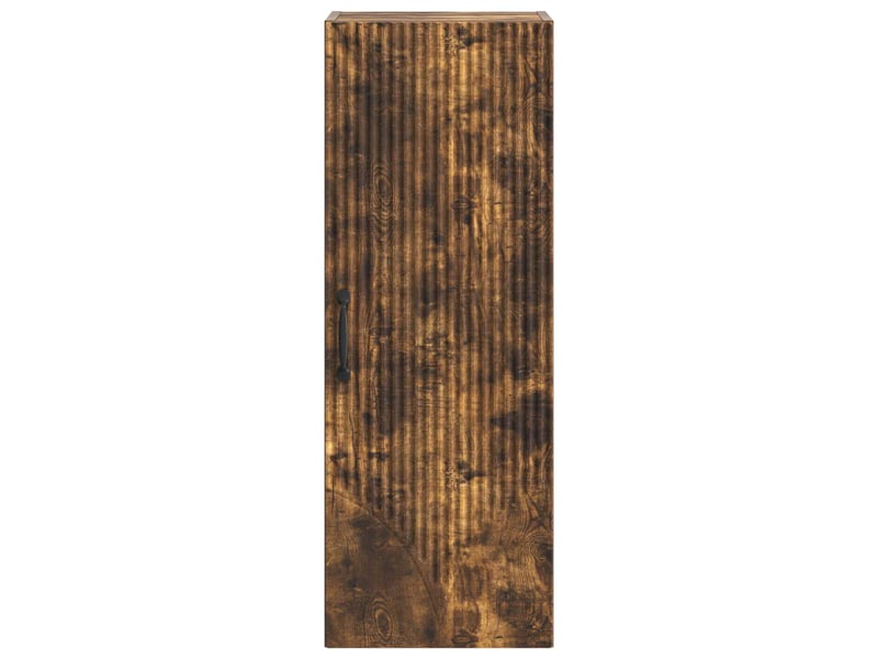  Armoire murale salon 33x34,5x90cm bois d'ingénierie chêne fumé shl5746  - Conforama D