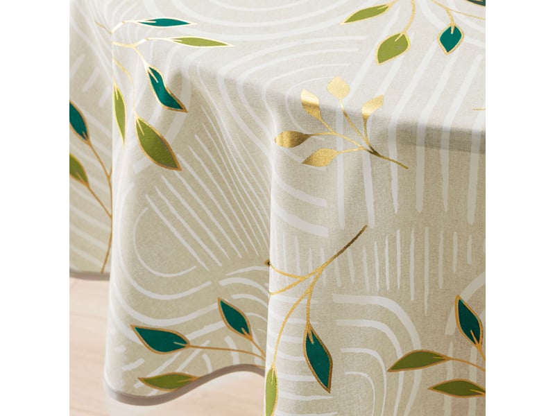  Nappe antitache ronde ambel 180cm naturel  - Conforama B