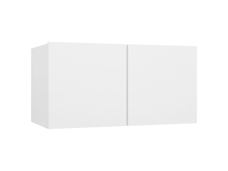 Meubles tv ; bancs tv ; armoires tv 8 pcs blanc bois d'ingénierie  - Conforama E