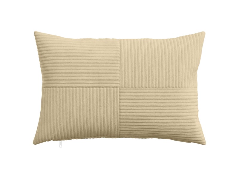 Lot de 2 housses de coussin almelo vert gris 50 x 70 cm cf49416 - Conforama A