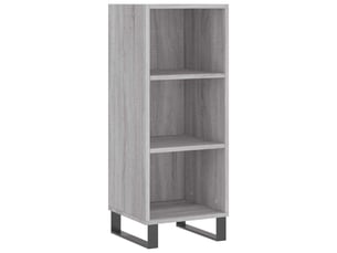 Buffet - bahut - meuble de rangement sonoma gris 34,5x32,5x90 cm bois d'ingénierie