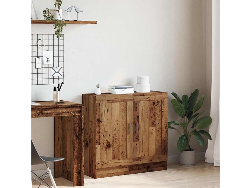  Meuble dev rangement vieux bois 82,5x30,5x80 cm bois d'ingénierie  - Conforama D