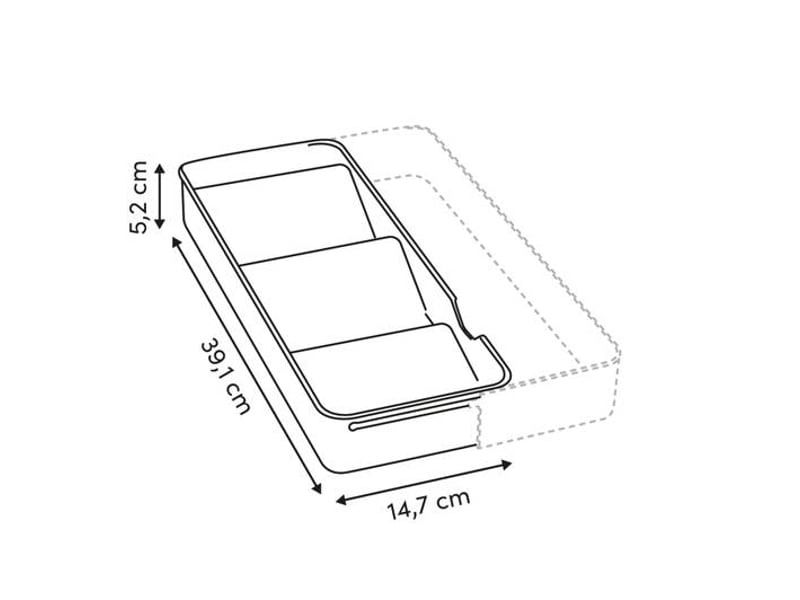  Rangement à épices extensible pour tiroir neo gris NEO - Conforama C