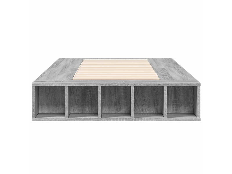 Lit simple- lit adulte - cadre de lit avec rangement sonoma gris 80 x 200 cm - Conforama C