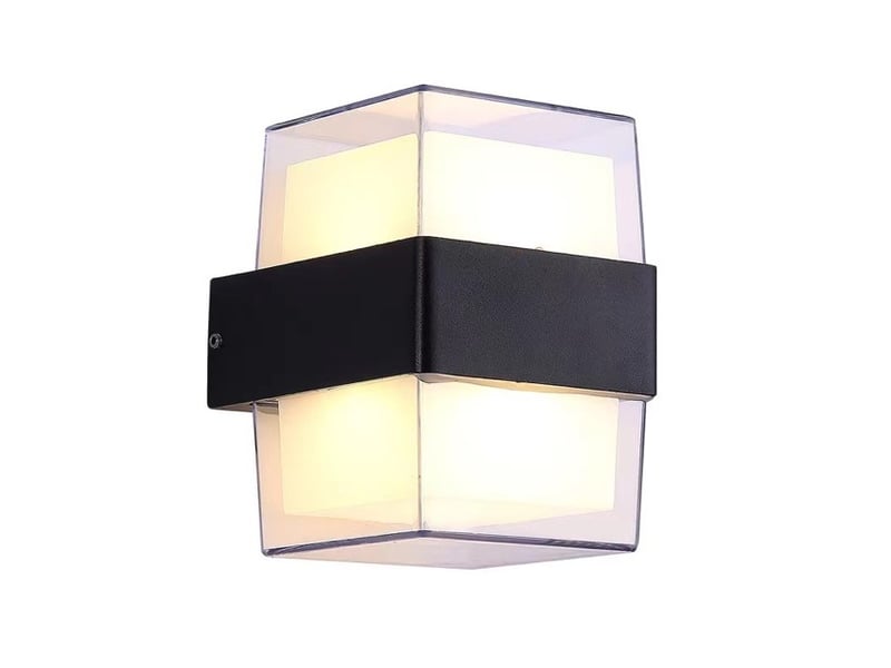  Applique murale led intérieur, ip65  aluminium noir up-and-down éclairage luminaires 7914674605 - Conforama A
