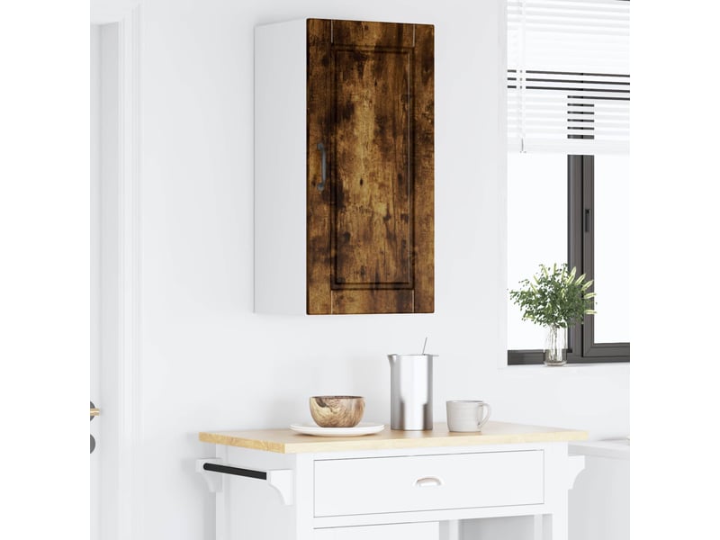  Armoire de cuisine chêne fumé 40x31x80cm bois d'ingénierie shl4128  - Conforama D