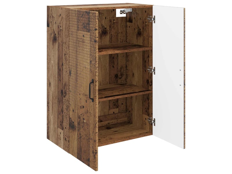  Armoire murale salon bois ancien 66x34,5x90cm bois d'ingénierie shl3865  - Conforama C