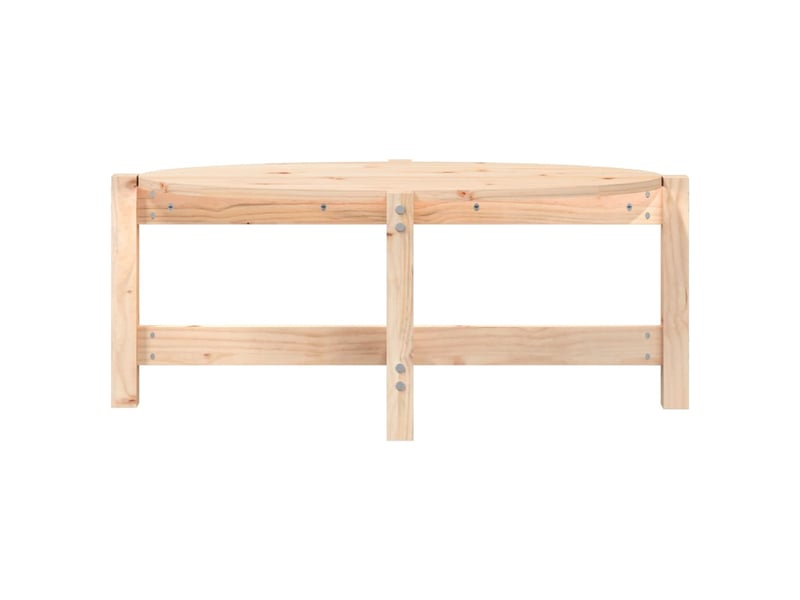  Table basse | table d'appoint salon 87x48x35 cm bois massif de pin  - Conforama E