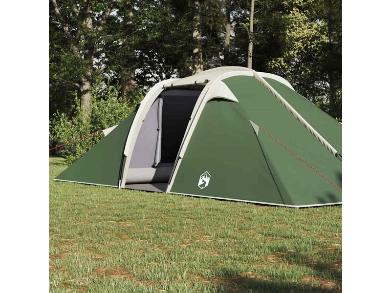  Tente tunnel, tente de camping 4 personne vert taffetas imperméable  - Conforama C
