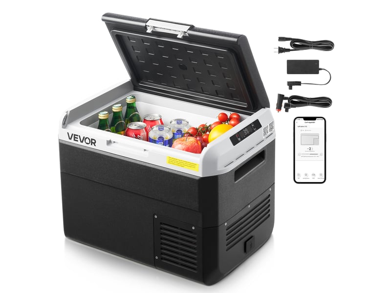Vevor glacière électrique réfrigérateur portable 12 v voiture et maison 30 l - Conforama A