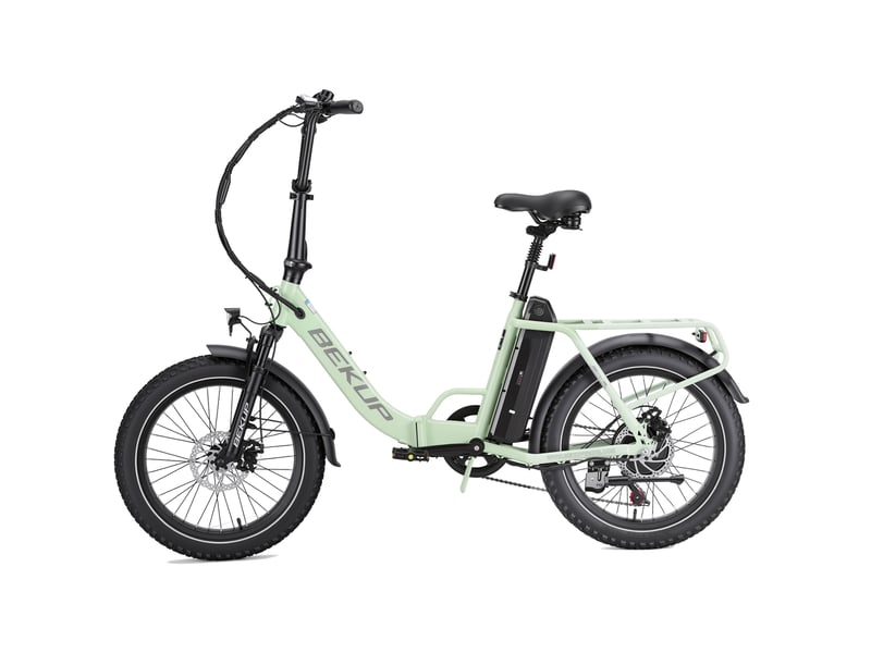  Bekup s3 vélo électrique pliable, pneus 20, batterie 48v 15ah, vert  - Conforama D