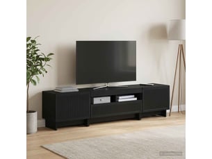 Meuble tv coloris noir 49 cm <strong></strong>  <strong></strong>