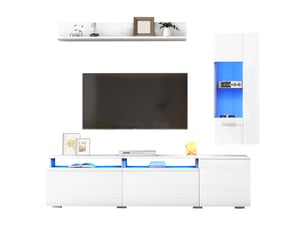 Meuble tv coloris blanc 135 cm TCQPZ