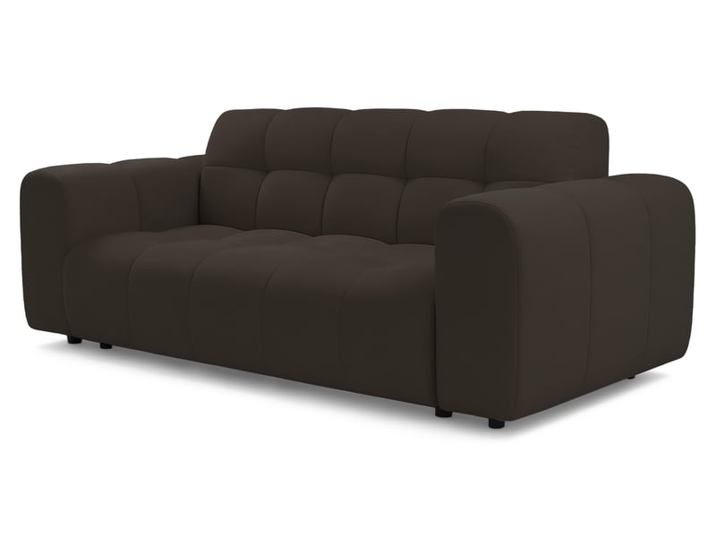  Selsey boloon - canapé - 210 cm - velours marron Boloon - Conforama C