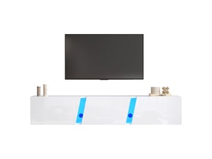 Meuble tv coloris blanc 180 cm VLIVRA  