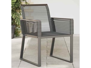Lot de 2 chaise de jardin | chaise d'extérieur noir résine tressée shl8707